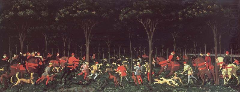 UCCELLO, Paolo Hunt in night china oil painting image